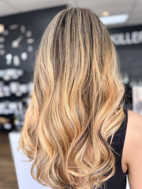 Balayage with cut and style by Rose