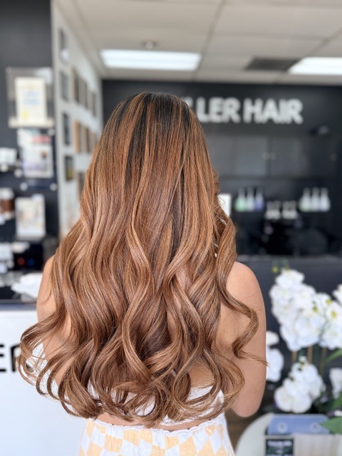 Hair color by Rose